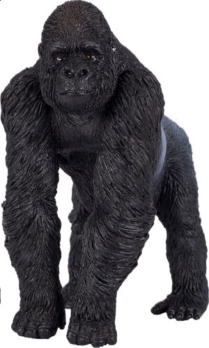 Gorilí samec stříbrohřbetý figurka