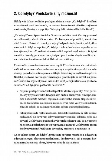 Náhled 101 pravidel, jak zastavit úzkost - Získejte znovu kontrolu nad životem, který chcete žít