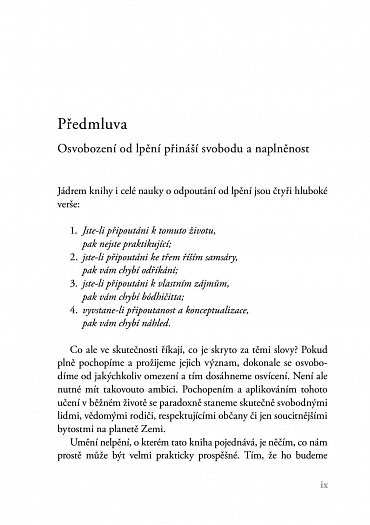 Náhled Osvobození od lpění - Klasické buddhistické rady z pohledu dzogčhenu