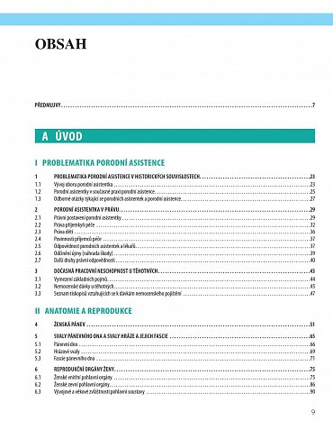 Náhled Porodní asistence - Učebnice pro vzdělávání i každodenní praxi