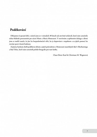 Náhled Montessori konkrétně 1 - Praktický život a smyslová výchova