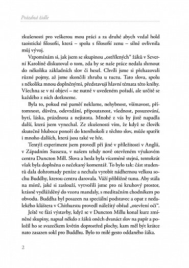 Náhled Prázdná židle - Učení, ne učitel