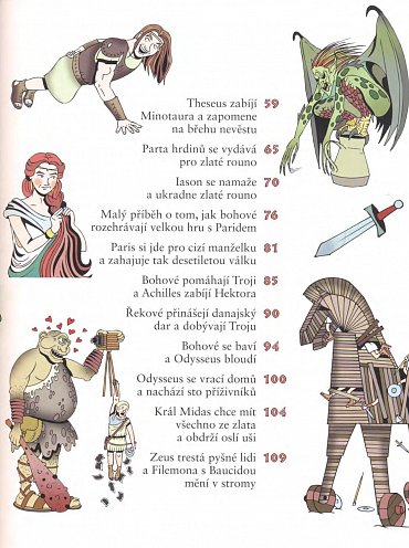 Náhled Staré řecké báje a pověsti pro děti