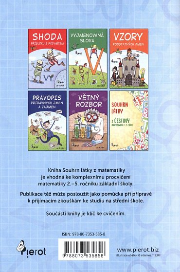 Náhled Souhrn látky z matematiky 1. stupeň ZŠ