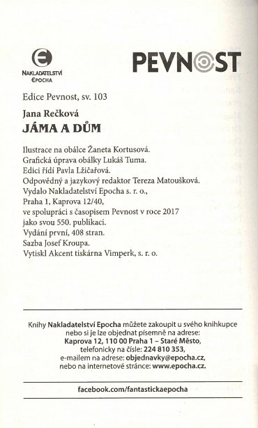 Náhled Jáma a dům - Fantasy thriller