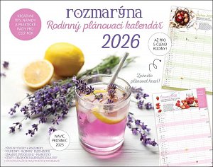 Kalendář 2026 Rodinný plánovací - Rozmarýna