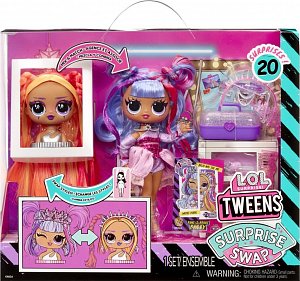 L.O.L. Surprise! Swap Tweens panenka a mini Tweens česací hlava - Bailey