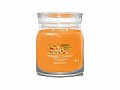 YANKEE CANDLE Farm Fresh Peach svíčka 368g / 2 knoty (Signature střední)