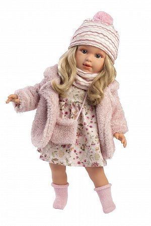 Llorens 54052 LUCIA - realistická panenka s měkkým látkovým tělem - 40 cm