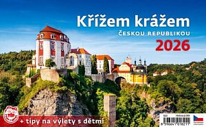 Kalendář stolní 2026 - Křížem krážem Českou republikou