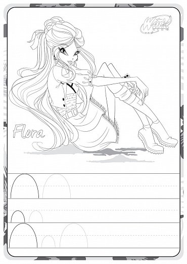 Náhled Winx club - Omalovánky A4