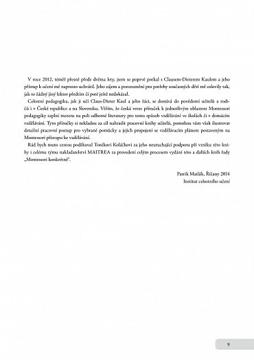 Náhled Montessori konkrétně 1 - Praktický život a smyslová výchova