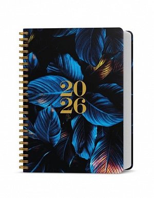 Denní diář 2026 David Twin Modré listy