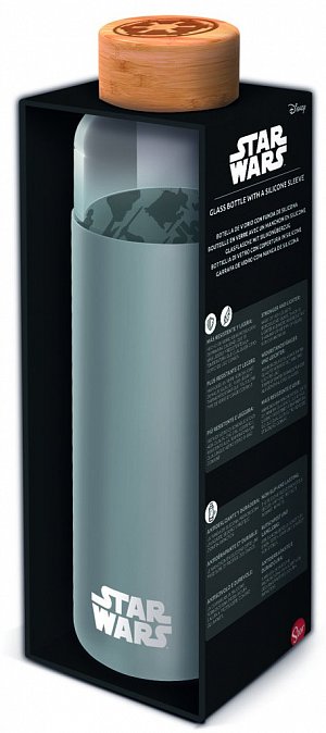 Skleněná láhev na pití s návlekem - Star Wars 585 ml