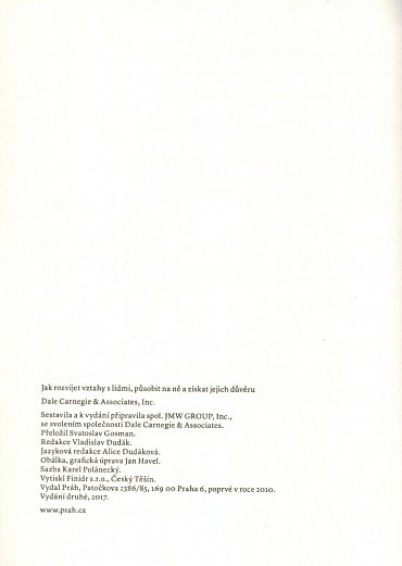 Náhled Jak rozvíjet vztahy s lidmi, působit na ně a získat jejich důvěru, 2.  vydání