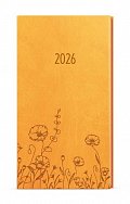 Týdenní diář 2026 Jakub Vivella s ražbou kapesní okrová Louka