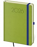 Diář 2026 denní A5 Praga - zelená