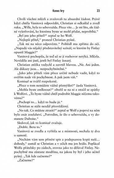 Náhled Konec hry, 1.  vydání