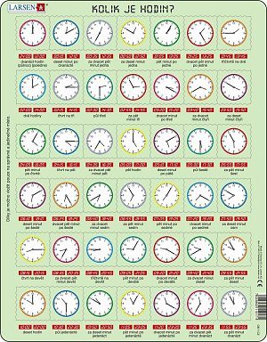 Puzzle MAXI - Kolik je hodin/42 dílků, 2.  vydání