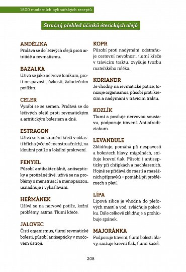 Náhled 1500 moderních bylinářských receptů