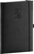 Diář 2026: Aprint Top - černý, týdenní, 15 x 21 cm
