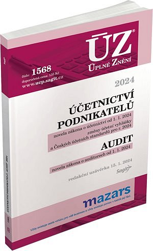 ÚZ 1568 Účetnictví podnikatelů, Audit, 2024