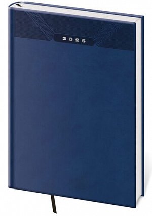 Diář 2026 denní A4 Print Classic - modrá