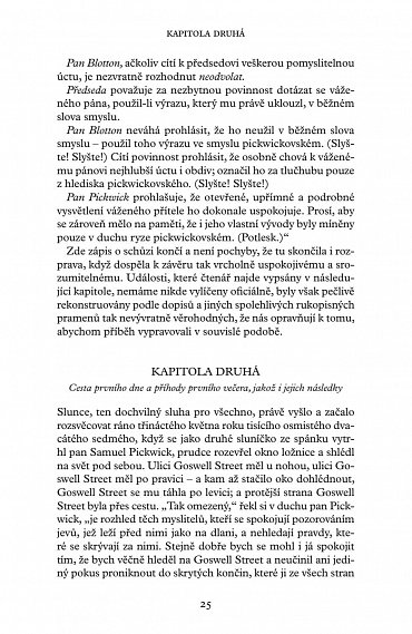 Náhled Kronika Pickwickova klubu, 1.  vydání