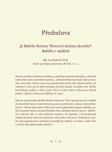 Náhled Babička, 1.  vydání