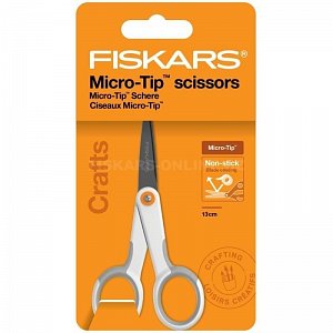Fiskars Nůžky Non-stick Micro-tip 13 cm, softgrip