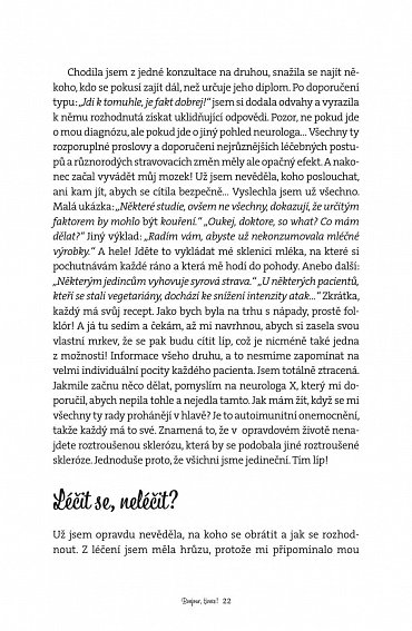 Náhled Bonjour, živote. Cesta, která mě naučila žít s roztroušenou sklerózou