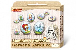 ArtLover Sada Kamínky s příběhem - Červená Karkulka