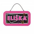 Neonová cedulka se jménem - Eliška