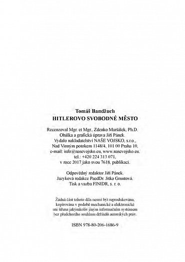 Náhled Hitlerovo svobodné město