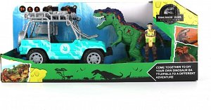 Dinosauří set s autem