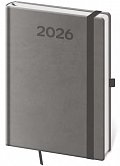Diář 2026 týdenní B6 Print Pop - šedá