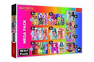 Trefl Puzzle Rainbow High MEGA PACK/10v1
