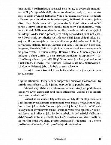 Náhled Zápisníky I (1960-1964)