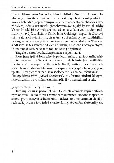 Náhled Zapomeňte, že jste byli lidmi - Nacistické koncentrační tábory - symbol barbarství