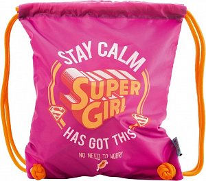Sáček na obuv Supergirl – STAY CALM