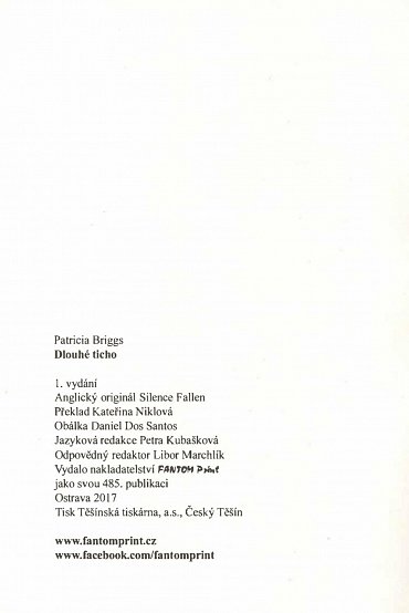 Náhled Mercy Thompson 10 - Dlouhé ticho