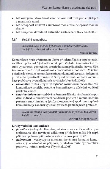 Náhled Komunikace s pacientem v intenzivní péči