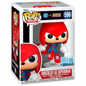 Funko POP Heroes: DC x Sonic - Knuckles as Superman #596