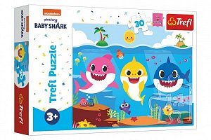 Trefl Puzzle Baby Shark - Podmořský svět žraloků 30 dílků