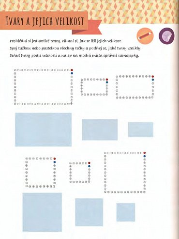 Náhled Moje první kniha plná tvarů se spoustou úžasných samolepek