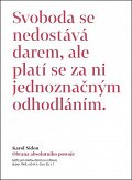 Obrana absolutního postoje - Publicistické a jiné texty z šedesátých let