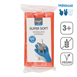Creall modelovací hmota Super soft, 500 g, oranžová