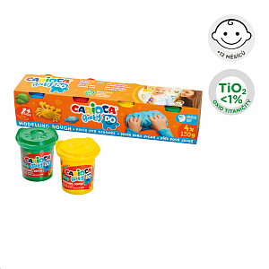 Carioca modelovací hmota Baby Do 1+, 4 × 150 g, mix barev