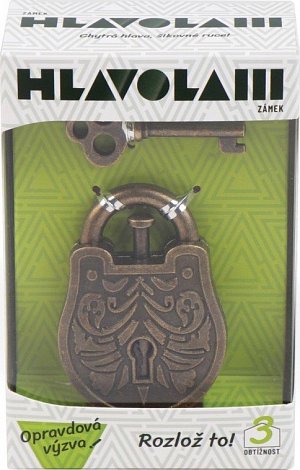 Kovový hlavolam - Zámek