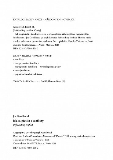 Náhled Jak se spřátelit s konflikty - Cesta k přínosnějším, zábavnějším a bezpečnějším konfliktům